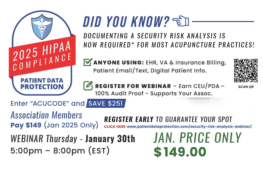 HIPPA Compliance Webinar image and link