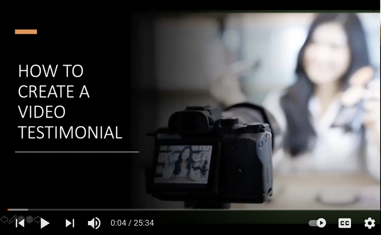 Image for How to Create a Video Testimonial image
