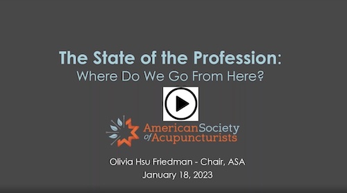 State of the Profession Video link
